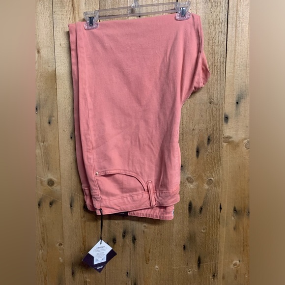 Ava & Viv Women's High Rise Jeans in Coral - Picture 7 of 7